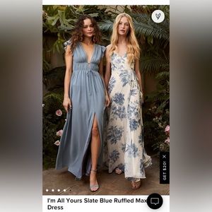 Lulus I’m All Yours Ruffle Maxi Dress